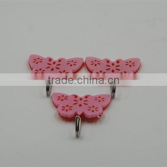 Best saling butterfly pattern decorative animal wall hooks