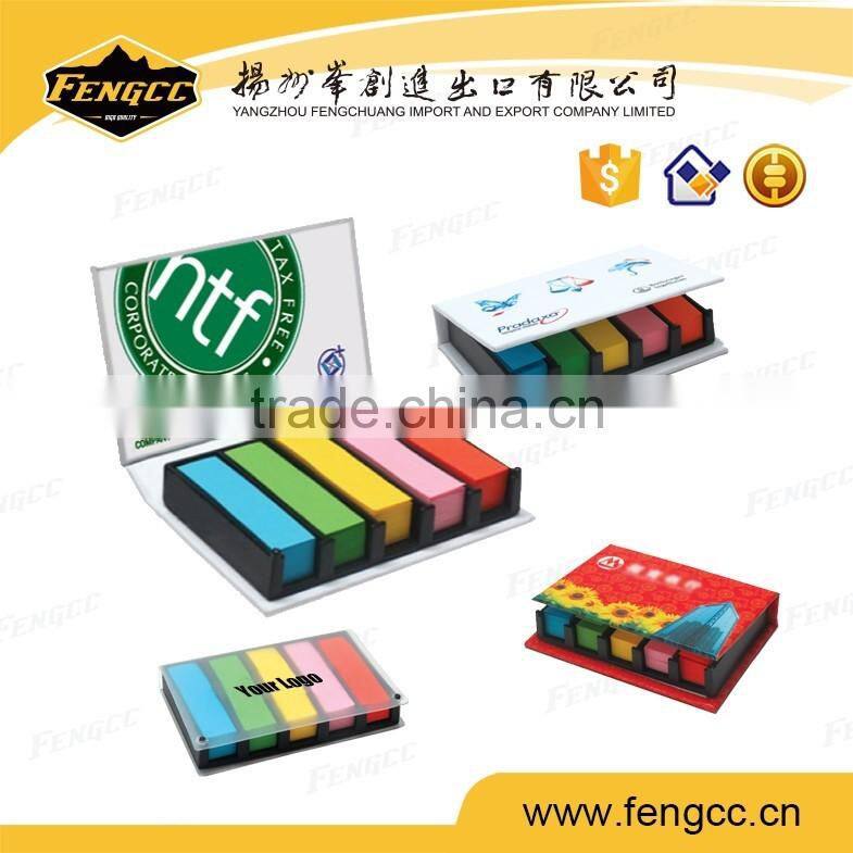notepad shaped note pad memo pad with plastic case
