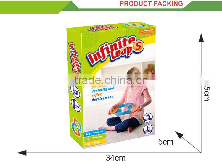 Intellectual game infinite loops plastic ball game for kids