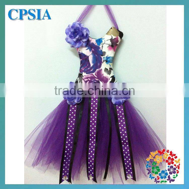 peacock tutu bows holder Halloween fashion tutu holders dress