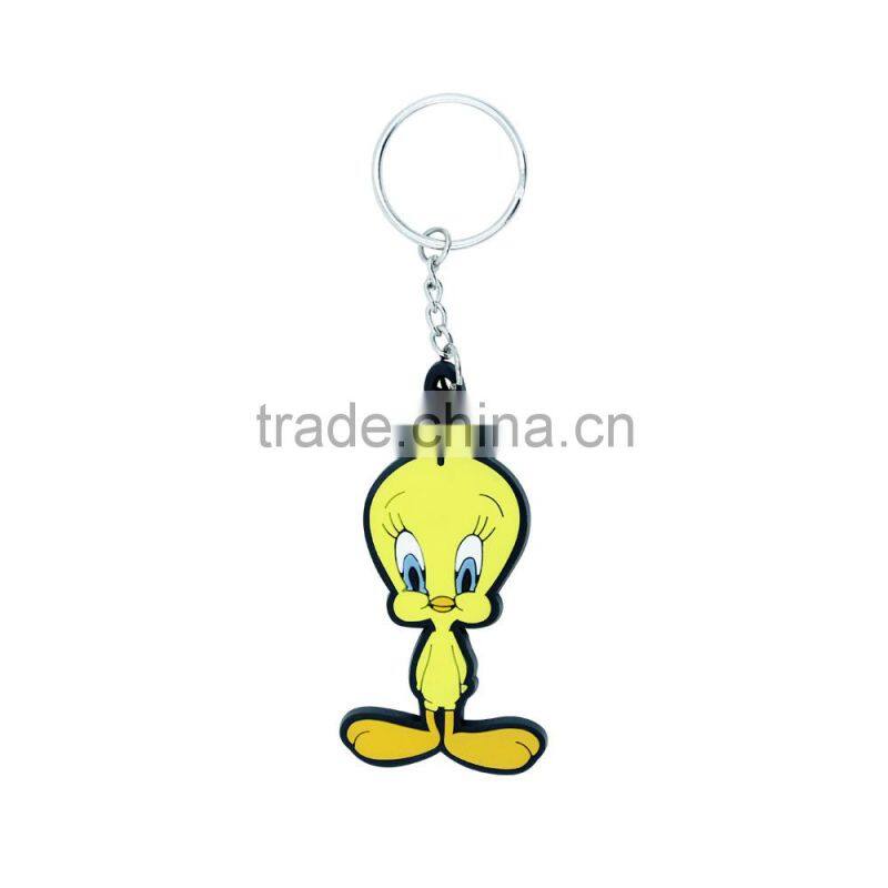 Factory custom high quality soft pvc keychains rubber keyring with cheap price