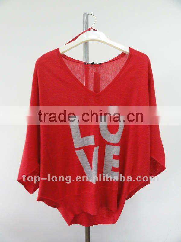 2012 fashion pullover couple sweater knitwear
