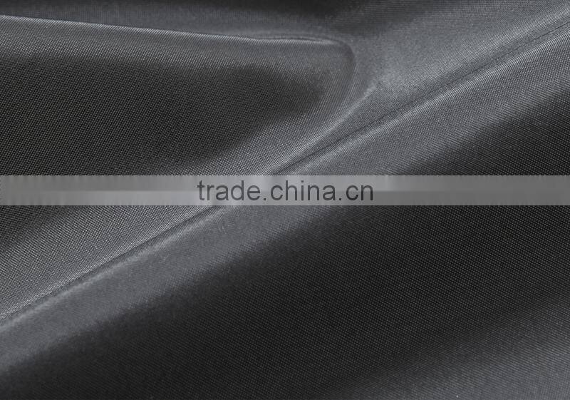 Manufacturer From Jiangxi Men's Waterproof Jacket Black Color Open Fly with Zipper 100% Polyester AC Coated With 1x1 Rib