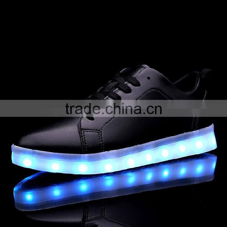 HFR-JS14 New Style USB Charge adults led shoes men lights flashing sports shoes