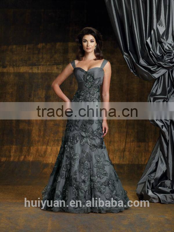 grey off shoulder full length low cut beaded full figure evening dresses