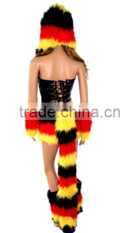 Stylish lady's belly dance costume rainbow fashion girls' dress
