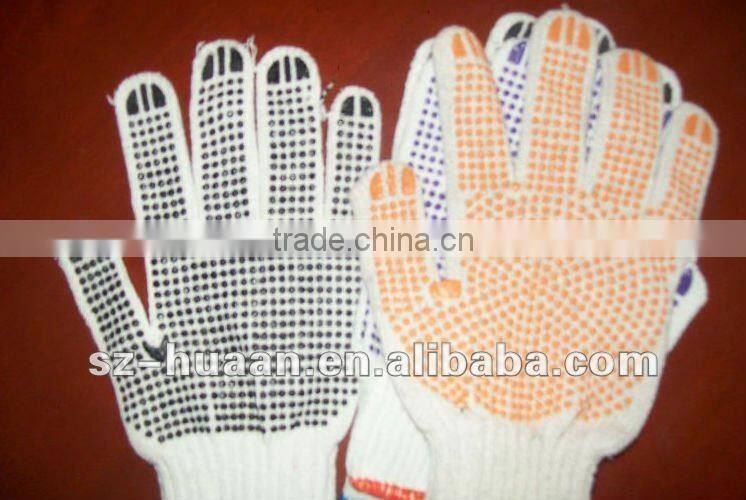 600g PVC dot gloves