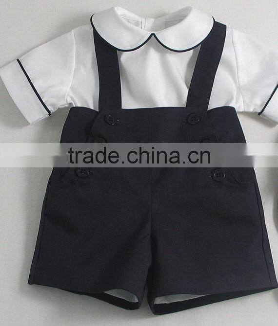 100% Cotton Woven Farbric New Fashion Suit Two Pieces Children Clothes
