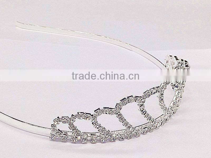 2017 New Crown Crystal Gold Bridal Wedding Hair Comb Accessories Headdress