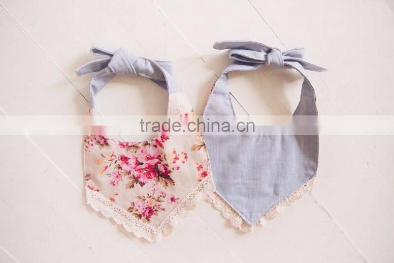 Cotton Organic Print Cute Baby Drool Cover lnfant Baby Bibs