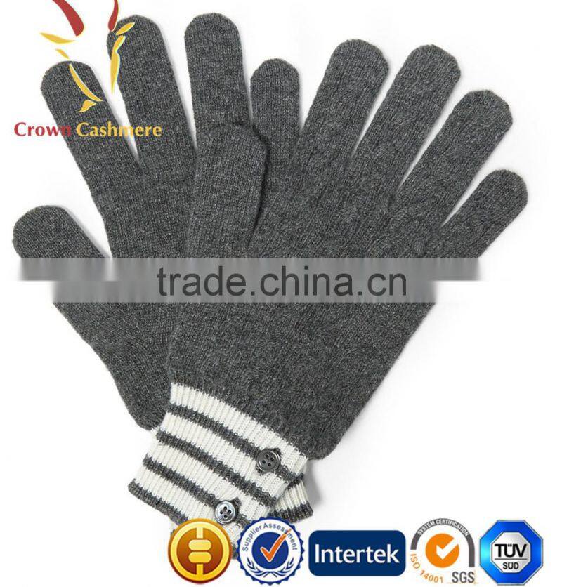 Men cheap winter knit gloves funny winter glove