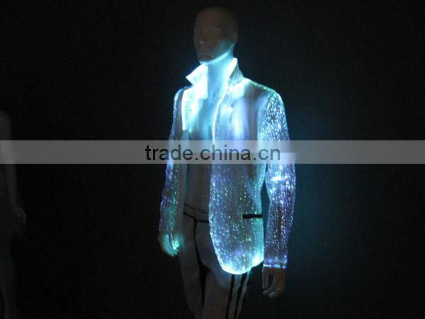 custom promotional dancing man led luminous jacket