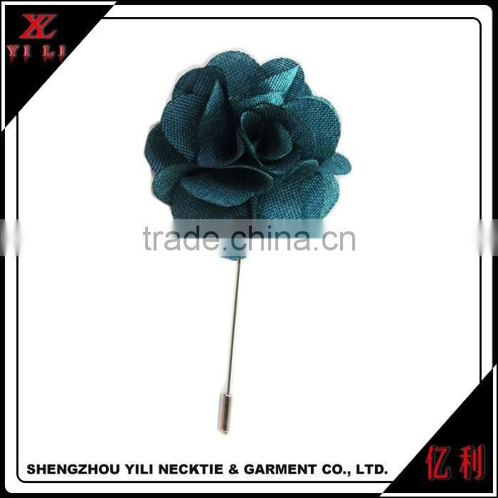 Small flower wedding mens brooch pin