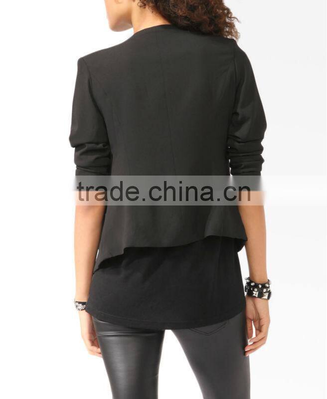 Ladies' Open Shawl Collar Blazer
