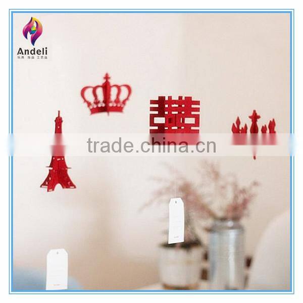 2014 China Supplier wholesale felt hanging wind chime