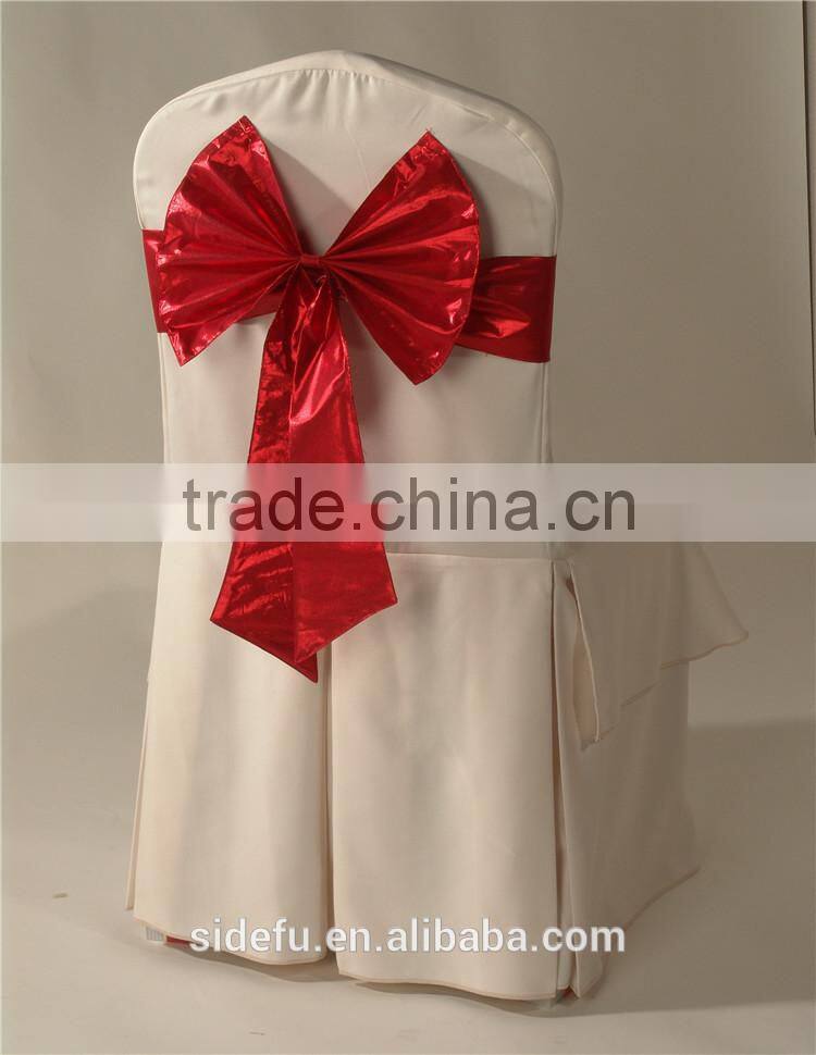 Best Price Hotel Fancy Banquet Chair Cover With Sash
