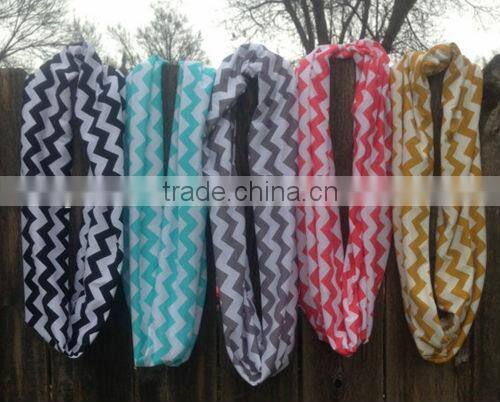 2015 fashionable winter warm chevron knitted cotton scarf wholesale children cotton shawl