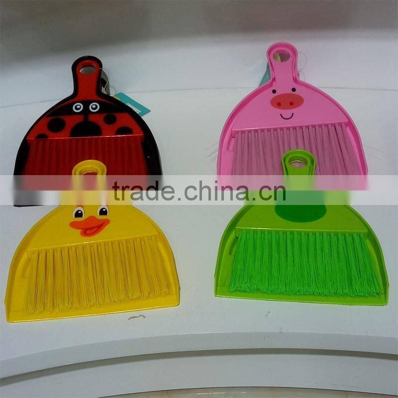 Broom, Plastic broom, Plastic broom with plastic dust pan