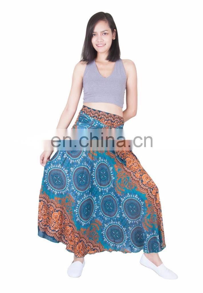 Lofbaz Bohemian Women's Long Skirt Hippie Style One Size Fits for All