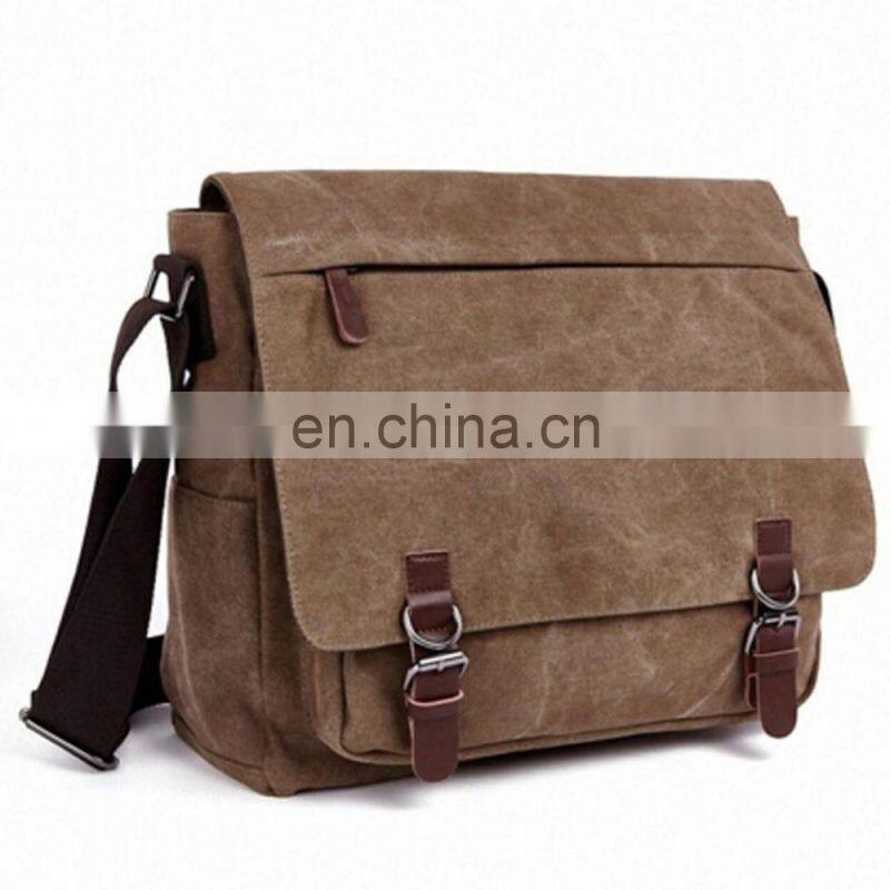 Vintage Canvas Laptop Messenger Business Bag
