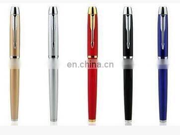 1pcs/lot New arrival stainless steel rod rotating metal ballpoint pen commercial ballpoint pen gift stationery