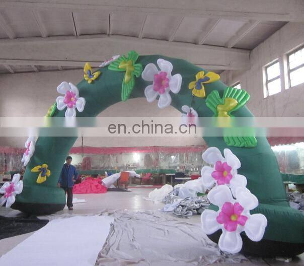 customize inflatable tiger head arch for advertising