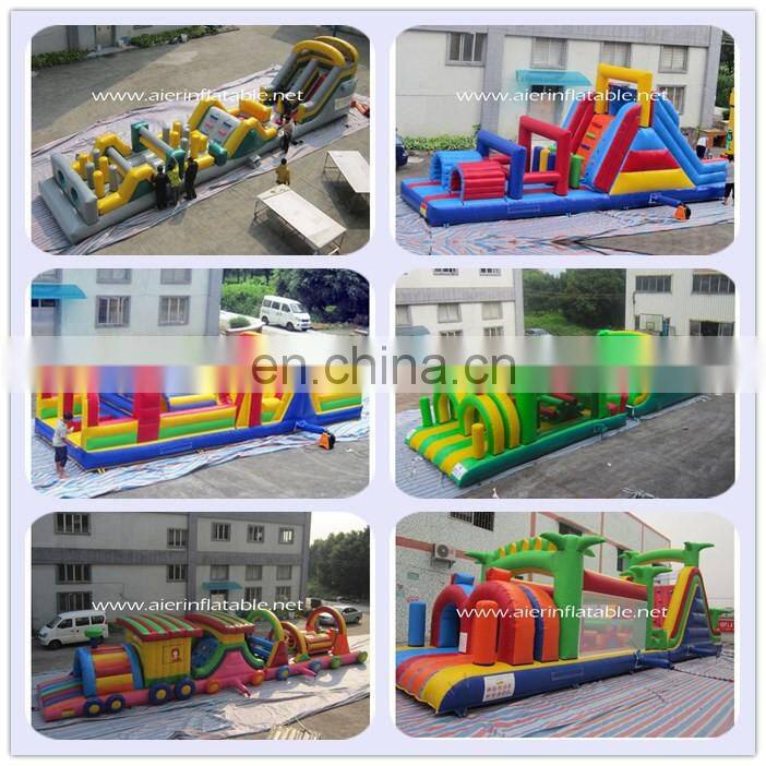 crocodile inflatable obstacle course/kids obstacle course/gator inflatable obstacle tunnel
