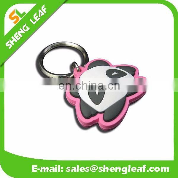 Factory price customed pvc rubber keychain
