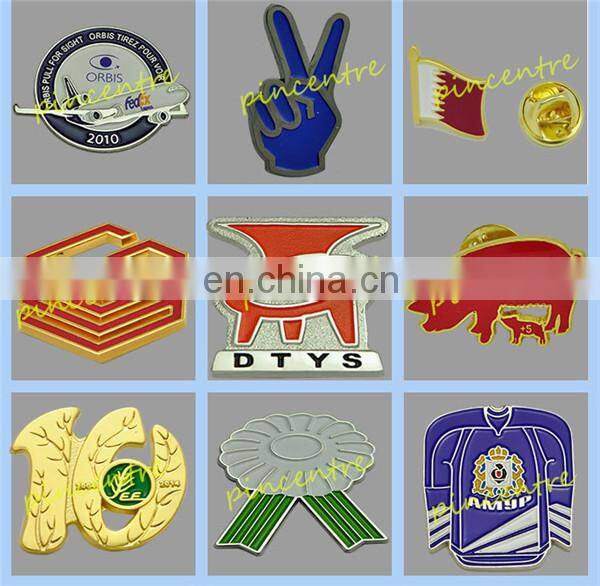 gold star shape metal lapel pin