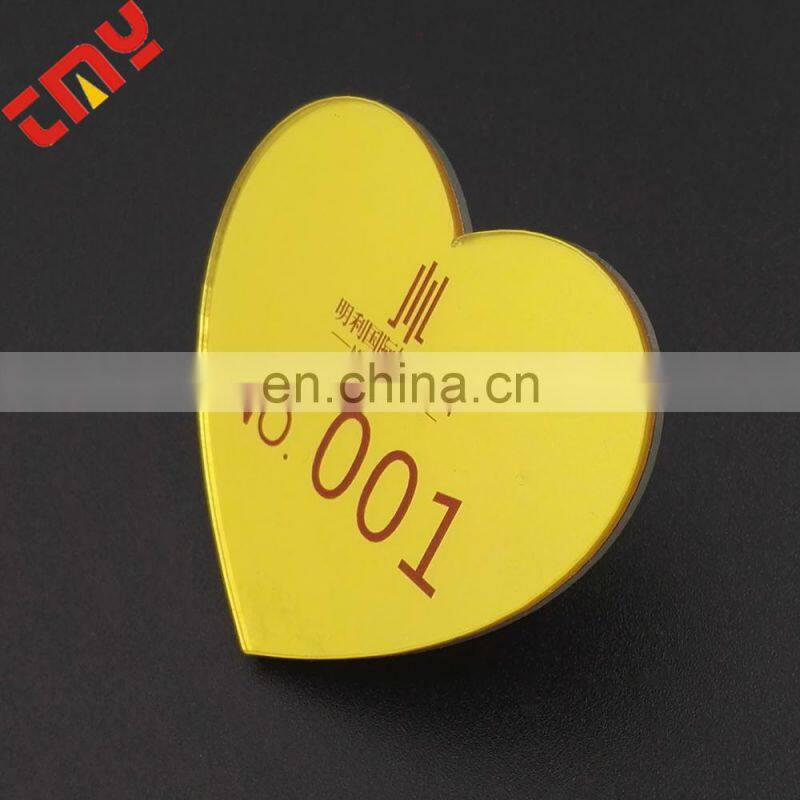 ABS Plastic Engravable Name Badge With Full Color Logo Printed