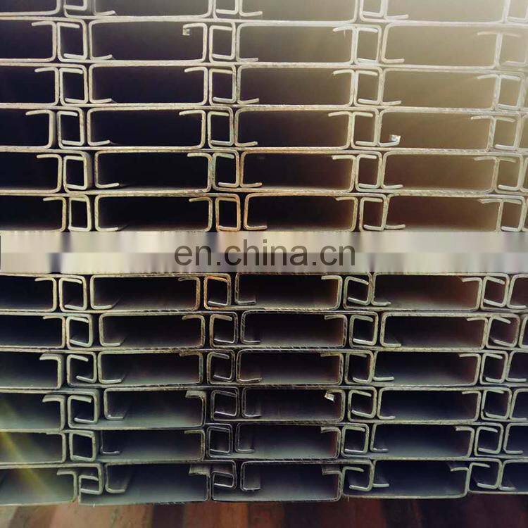 Customized suppliers building materials galvanized metal c purlins