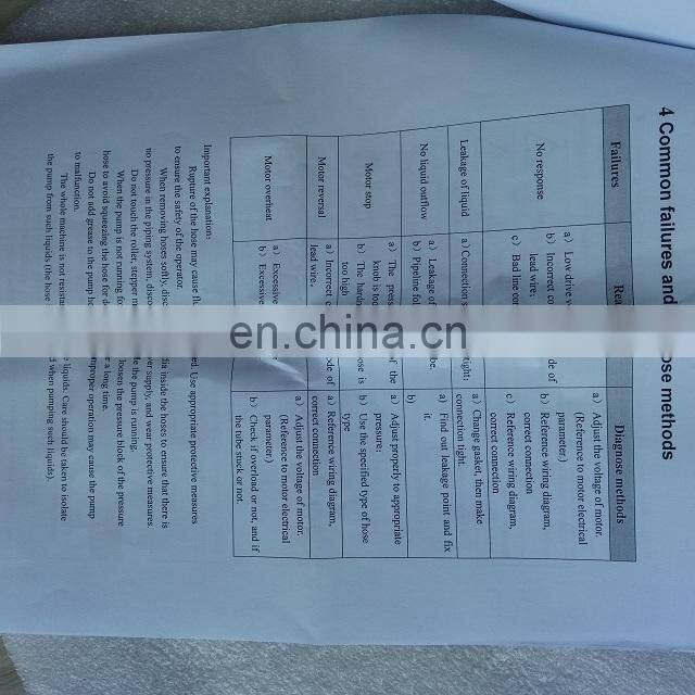 high quality low price micro peristaltic pump head