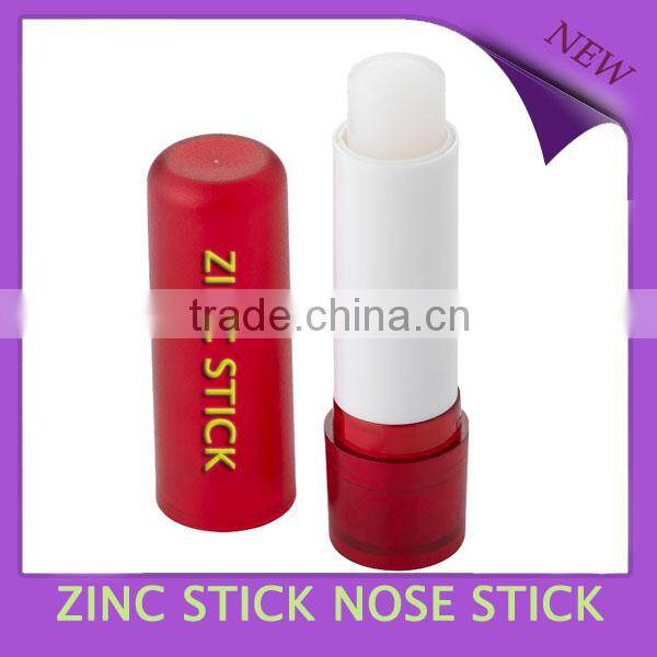 Coloured nose sunscreen stick eco zinc stick