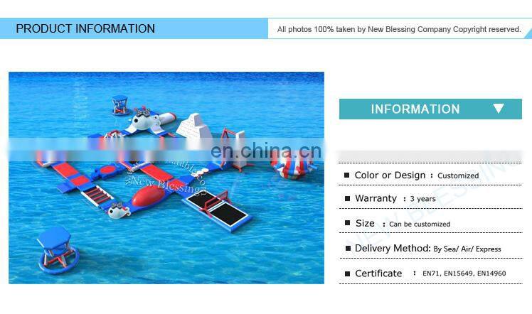 Factory supply premium inflatable floating water park project for sale