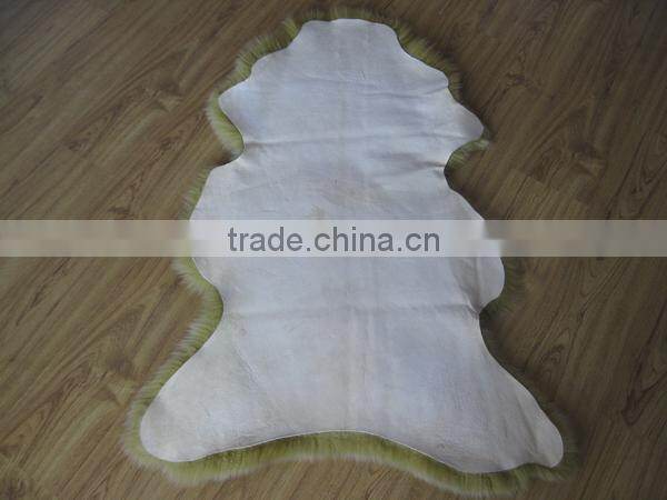 Rug sheepskin rug colored