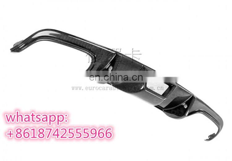 C Class Carbon Fiber rear lip spoiler Diffuser For for W204 C63 4 Door to vorsteiner Style carbon finber diffuser for C63 2012+