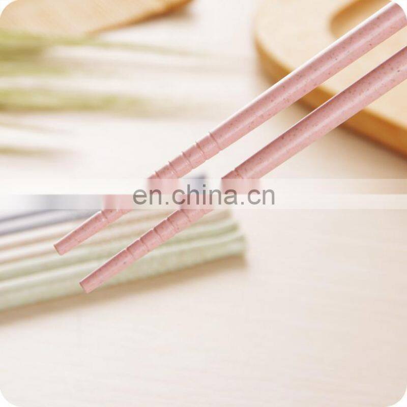 Health Wheat Straw Chopsticks Kitchen Lengthen Anti-Slip Extend For Hot Pot Cooking Noodle