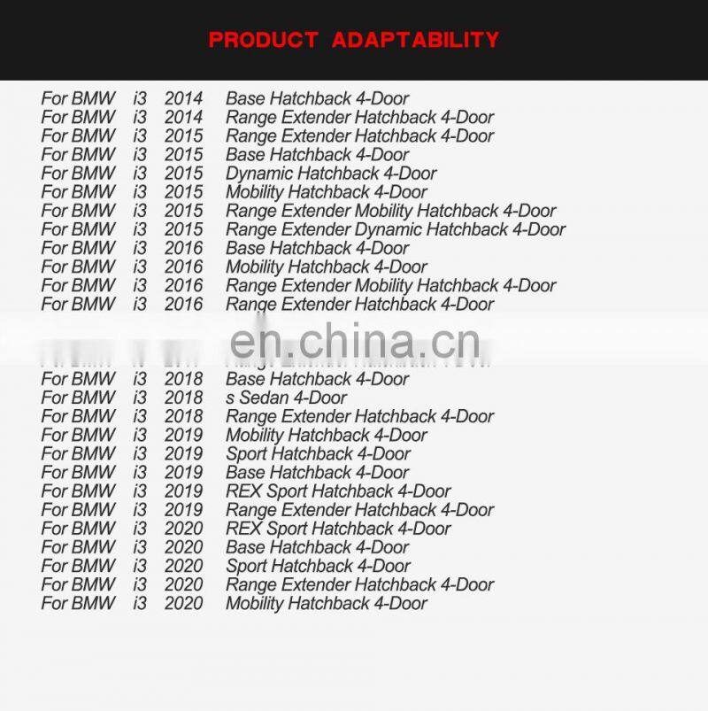 Pure real carbon fiber materials roof spoiler for BMW i3 2014-2020