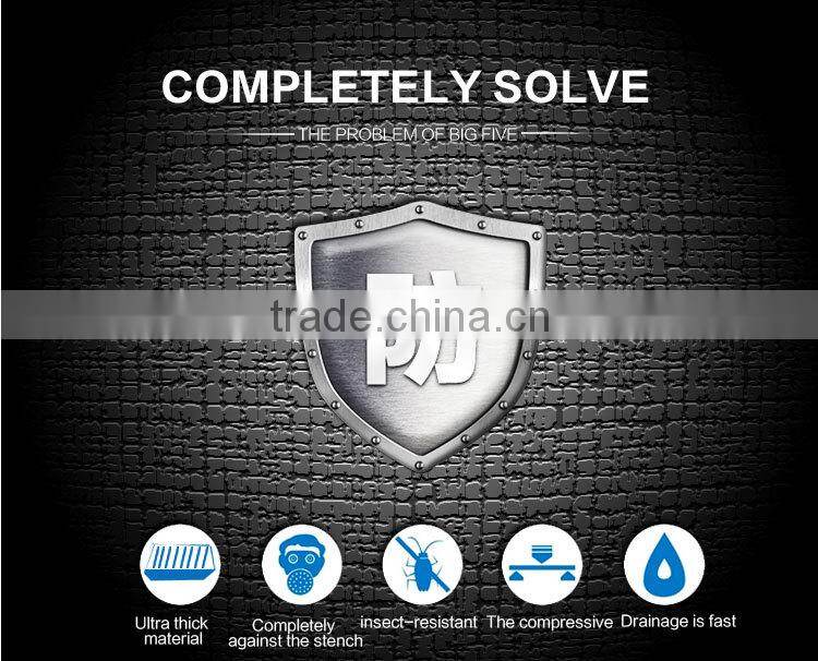 WESDA 3.5inch High Quality Double sealing Brass Floor drain,rectangular floor drain,floor drains stainless steel