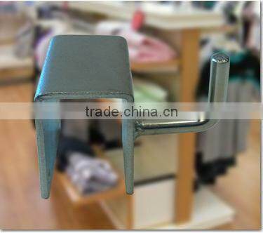 Top grade display hook for rectangle tube