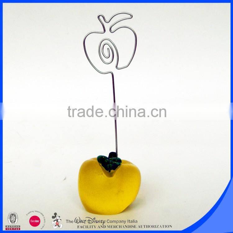 Apple design memo clip business card holder