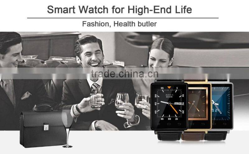 New arrival android smart watch 2016 GPS smart watch D6 android 5.1 mtk680 quad core wifi 3G smartwatch d6.
