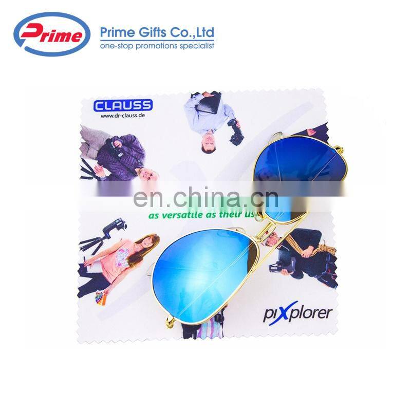 Sublimation Custom Print Microfiber Glasses Cleaning Cloth for Sale