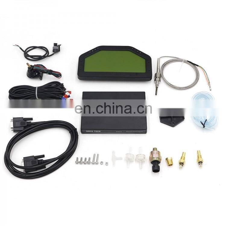 DO908 Multi-function Full Sensor Led Digital Race Car Digital Dashboard Meter with LCD Display