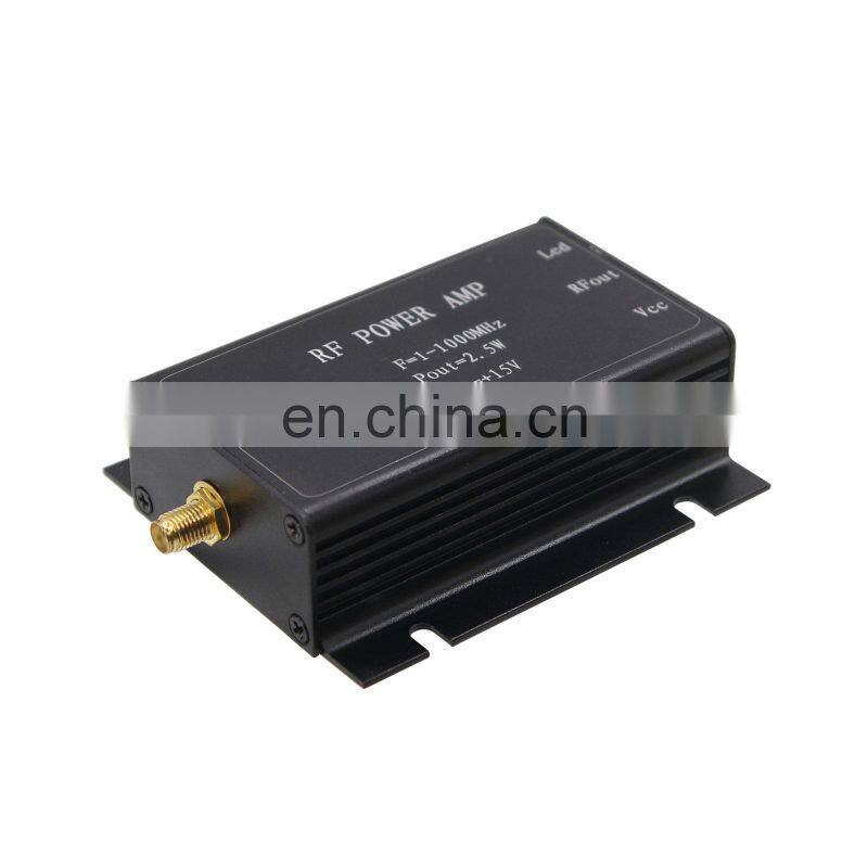 Black 2.5W 1-1000MHz Radio Frequency Power Amplifier RF Power Amplifier