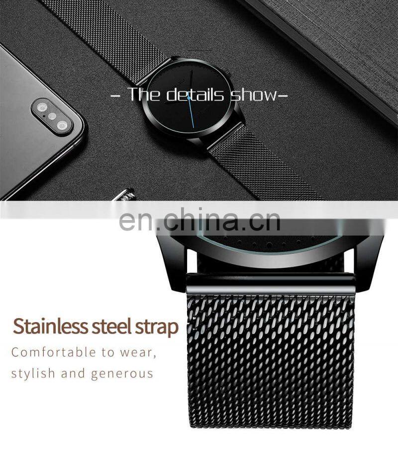 Crrju 2167 New Minimal Men Quartz Watches Stainless Steel Luxury Original Crrju Watch