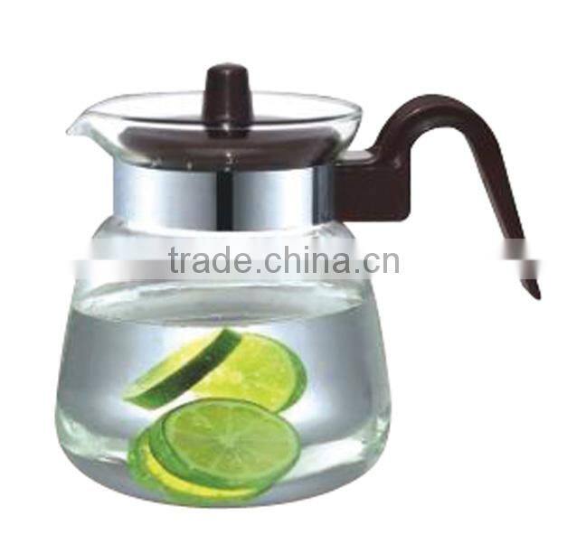 promotional glass bottle,transparent glass water pot,glass water pot