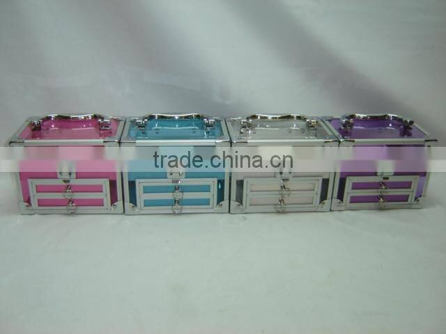 Lovely and elegant Pink decorative pattern Jewelry Case