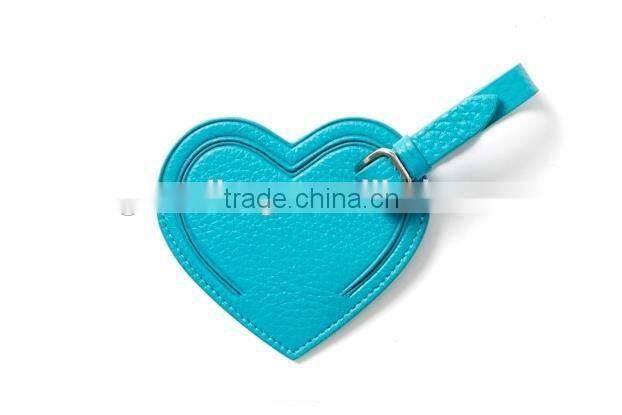 colorful genuine cowhide leather luggage parts baggage tags travel accessories for decoration