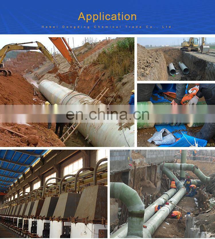 High strength fiberglass reinforced plastic FRP GRP pipe price